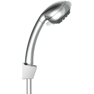 Eisl Duschbrause Set Vital mit 7 Strahlarten, verchromt. Brauseset mit Wassersparfunktion.
