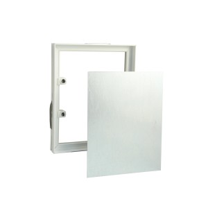 Marley Fliesenrahmen mit Trägerplatte und Magneten, Kunststoff, 206x256 mm.