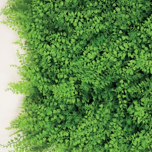 Tenax künstliche Hecke Divy 3D Fern, 0,5x1m, grüne Balkonsichtschutzmatte mit Farnblättern.