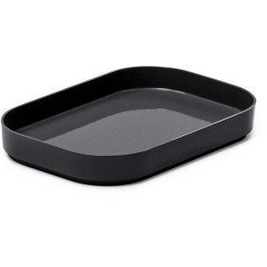 Grauer SmartStore Compact Deckel XS, auch als Tablett oder Untersetzer für Aufbewahrungsboxen nutzbar.