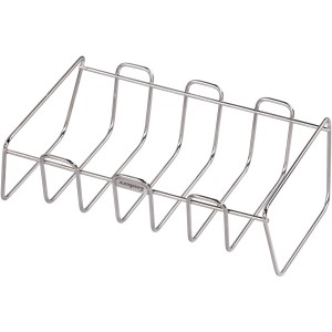 Enders Rippchenhalter aus Edelstahl für bis zu 7 Rippchen, auch als Bratenkorb nutzbar.