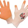 Gartenhandschuhe Happy Trend XL mit Blumenmuster, atmungsaktiv und schützend.