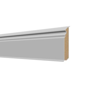 FN Neuhofer Kernsockelleiste FN Swing-X080 Weiß 8 cm x 240 cm