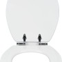 Offener WC-Sitz Rabago mit Unterwasserwelt-Motiv und Absenkautomatik.