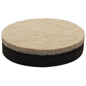 Wagner Filzpads-Set EH1358 Ø 58 mm x 15 mm Braun 2-tlg.