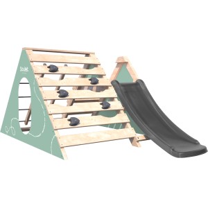 Soulet Kletterturm Hercules mit Rutsche und Kletterwand für Kinder ab 18 Monaten.