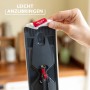 Vileda H2PrO Flachwischer: Detailaufnahme der einfachen Bezugsanbringung.