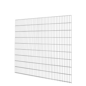 Doppelstabmattenzaun, 183x201cm, Anthrazit, Metall, Gartenzaun
