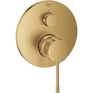 Grohe Essence Wannenarmatur in gebürstetem Gold (Cool Sunrise).