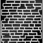 Marabu Art Stencil Schablone Bricks DIN A4 für Wandgestaltung und Bastelarbeiten.