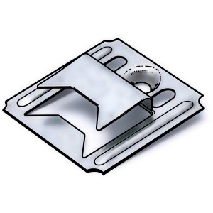 Profilholzkralle 5 mm für Wand- und Deckenpaneele, Zubehör zur Paneelbefestigung, 250 Stück