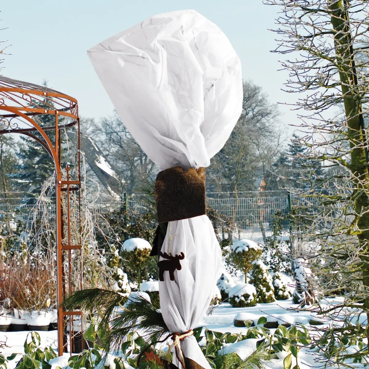 Baum Winterschutz Vlies 12cm X 15m - Frostschutz Für Pflanzenstämme