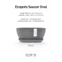 Ecopots Untersetzer Sofia oval Grau 26 cm_3