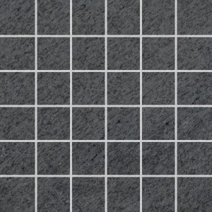 Vitra Mosaikfliese Olympus Feinsteinzeug Anthrazit 30 cm x 30 cm