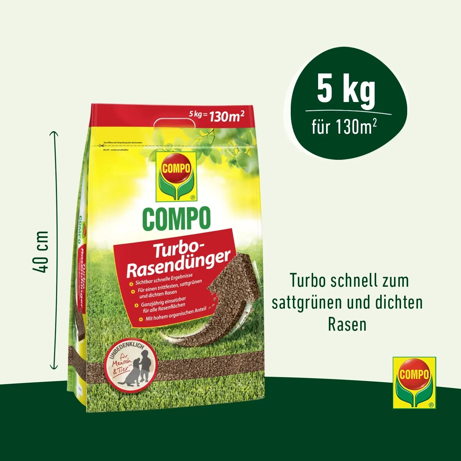 Compo Rasendnger Turbo 5 kg kaufen bei OBI