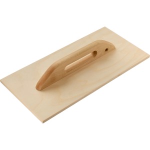 LUX Gasbetonschleifbrett Classic, 50x24cm, aus Holz mit Griff, zum Egalisieren von Oberflächen.