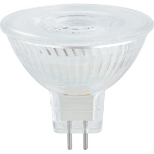 Klares GU5.3 LED Spot MR16 Leuchtmittel aus Glas, 4.000 K neutralweißes Licht, 4,5 W. Ideal für Wohnbereiche.