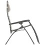 Lafuma Relaxsessel RSXA CLIP Batyline® Seigle II, Gartenstuhl mit verstellbarer Kopfstütze und grauem Gestell.