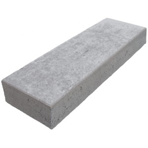 Blockstufe Grau 100 x 35 x 15 cm