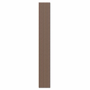 Akustikpaneel Walnuss MDF Schwarz Filz Grau 32 cm x 240 cm 2 Stück FSC®