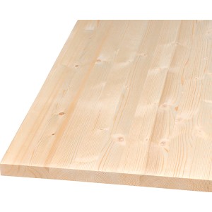 Fein geschliffene Fichte Leimholzplatte, 150x20x1,8 cm, ideal für Regalböden und Möbelbau.