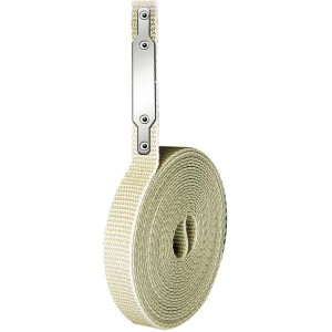 Schellenberg Gurtfix Mini Reparaturset, 14mm, beige, mit Gurtband und Edelstahl-Fixierung.