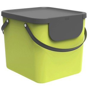 Rotho Recycling-Müllsystem Albula 40 l Lime Grün