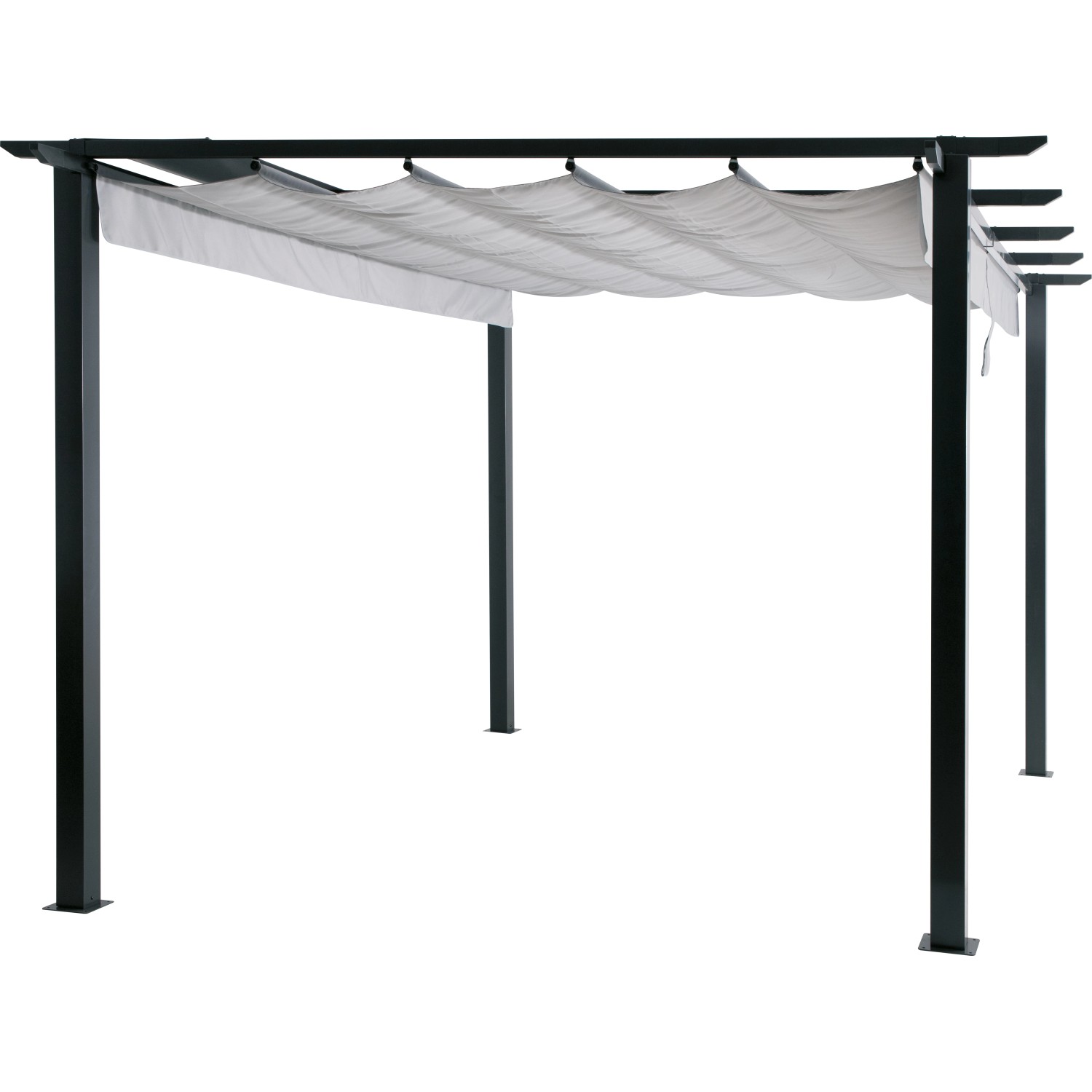 Pavillon Valleton Anthrazit 300 cm x 400 cm kaufen bei OBI