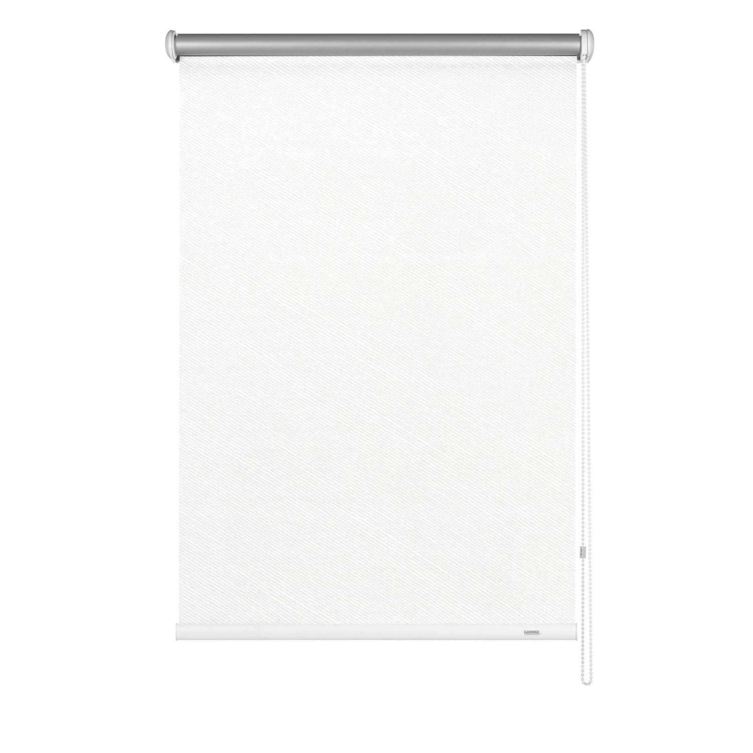 Gardinia Verdunkelungsrollo Thermo Streifen, 62x180 cm, weiß. Rollo für Fenster zur Verdunkelung.