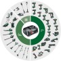 Bosch 18V Akku-System: Akku und verschiedene Geräte für Haus und Garten im Überblick.