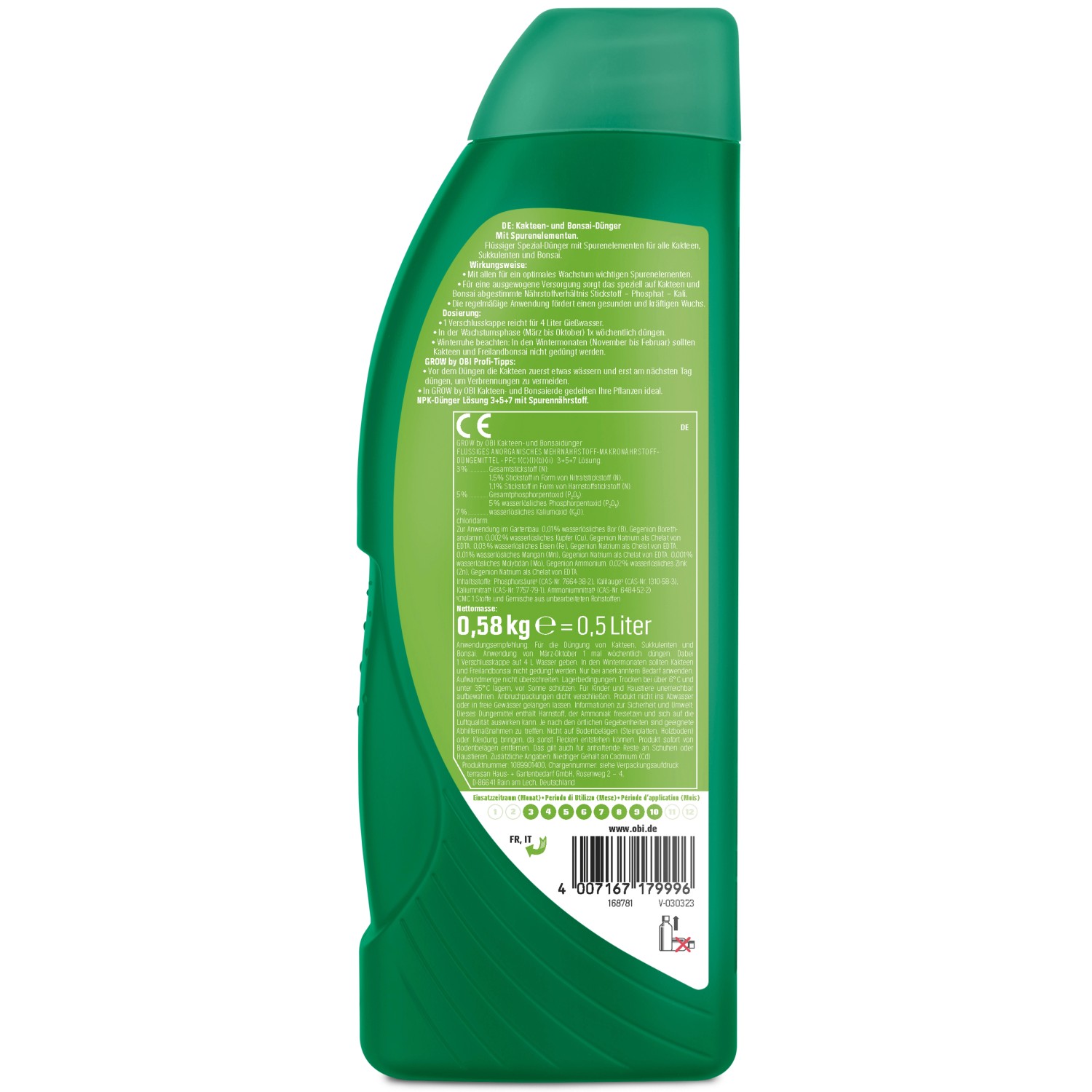 GROW by OBI Kakteen und BonsaiDünger, 500 ml kaufen bei OBI