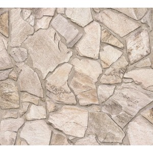 A.S. Création Vliestapete mit Bruchsteinmauer Design Beige 10,05 m x 0,53 m