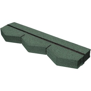 Grüne Bitumen-Dreieckschindeln, 2 m²/Paket, für die Bedachung von Gartenhäusern und Pavillons.