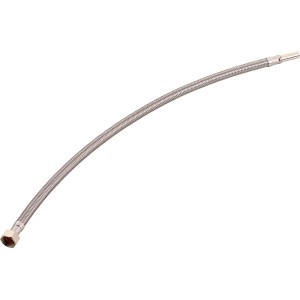 Flexibler Edelstahl-Verbindungsschlauch, 14,9 mm (G 3/8) x 10 mm x 500 mm, für Trinkwasser.