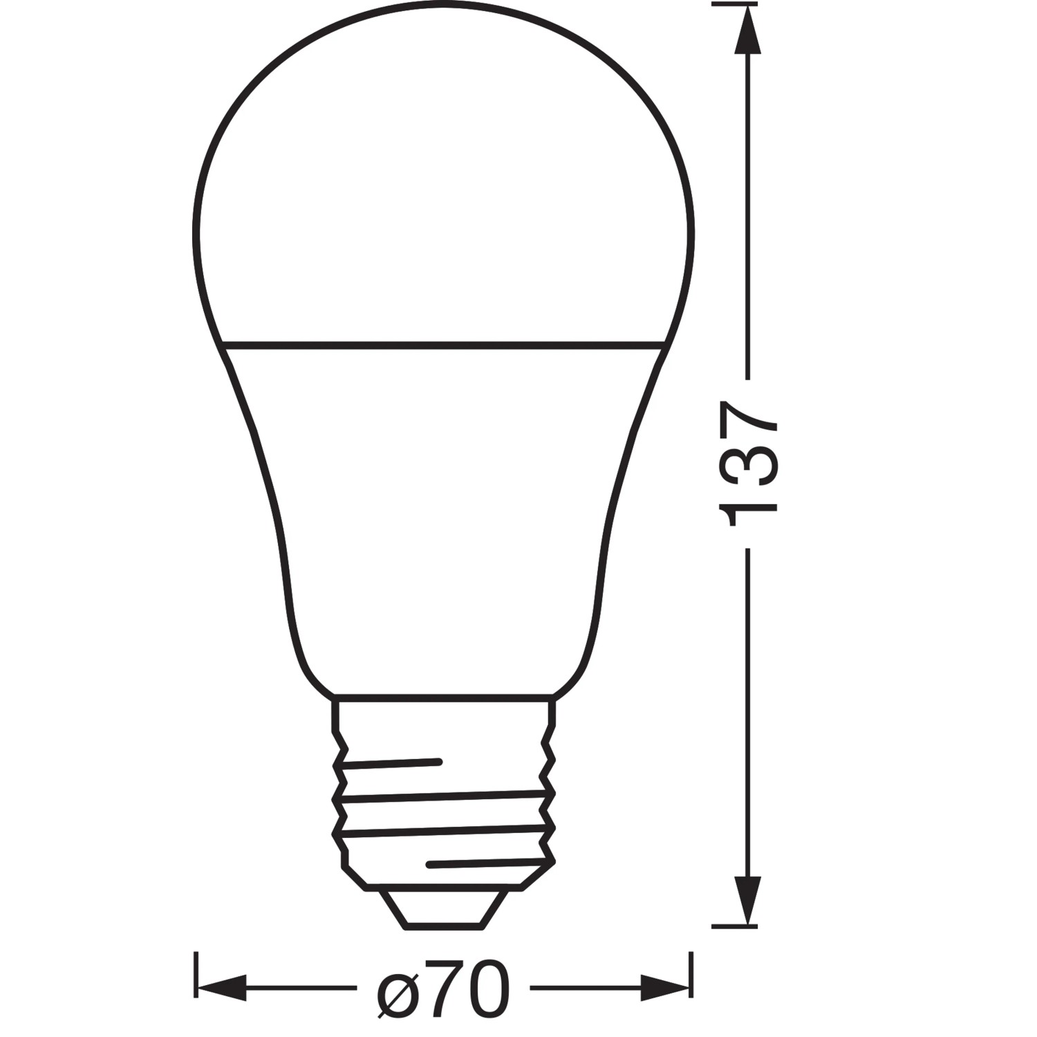 Osram Matter Leuchtmittel E27 Glühlampenform A100 Dimmbar 14 W 1.521 lm_5