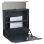 Renz Briefkasten Piazza N Anthrazit 36,7 cm x 37,5 cm x 11,5 cm_3