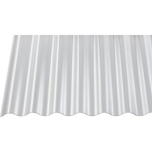 PC Wellplatte Sinus 76/18 gerillt Klar 1,4 mm 2000 mm x 900 mm