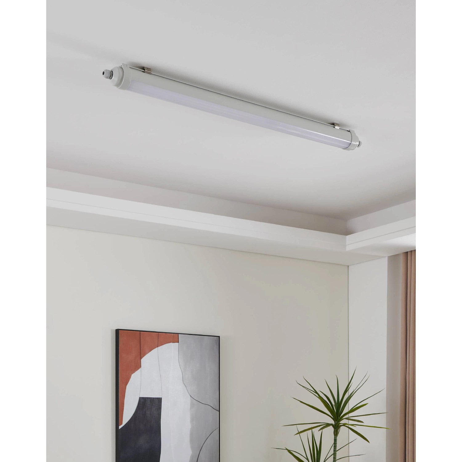 Eglo LED-Feuchtraumleuchte Easy Fix 60 cm Grau_7