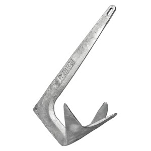 Seilflechter M-Anker, 5 kg, verzinkt, für Boote bis 5 m Länge.