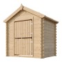Timbela Kinderspielhaus Holz M516-1 1,1 m² ohne Boden im klassischen Stil_2