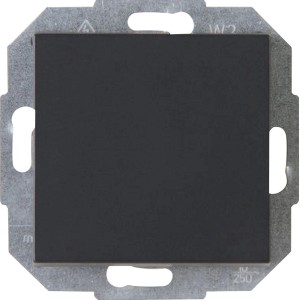 Kopp Kreuzschalter Athenis in Anthrazit für Schalterprogramme.