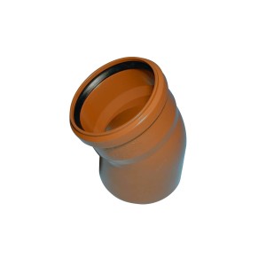 Marley Kanalgrundrohr-Bogen 30 Grad DN 110