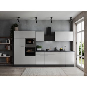 Respekta Küchenzeile Oliver 340 cm Weiß