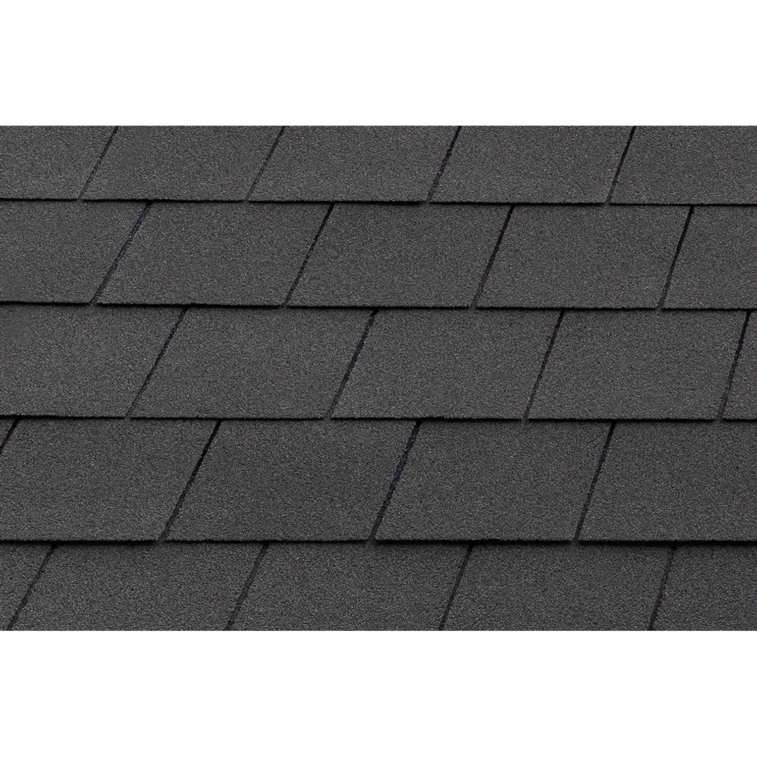 Detailaufnahme: Schwarze Dachschindeln für Wallgau Carport, Satteldach.