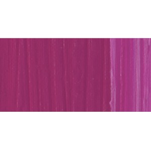 Farbauftrag der Lukas Cryl Studio Acrylfarbe in Magenta (Primär-Rot).