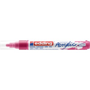 Edding 5100 Acrylmarker medium in Telemagenta mit 2-3 mm Rundspitze.