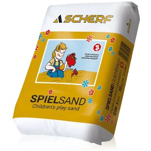 Sack Spielsand Extra, 15 kg, mit Duftstoffen gegen Hunde und Katzen.