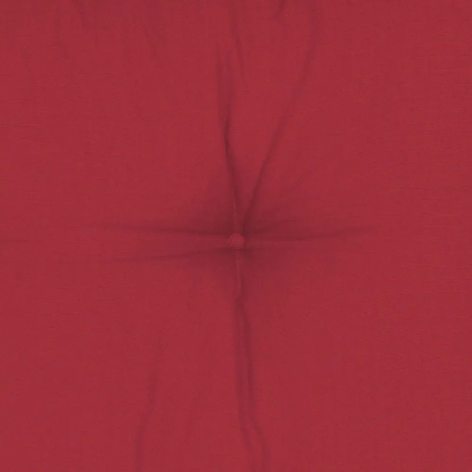 Rotes Beautissu Xluna Lounge Rückenkissen 70x40cm, mit Knopfheftung. Weiches Polster für Gartenmöbel.