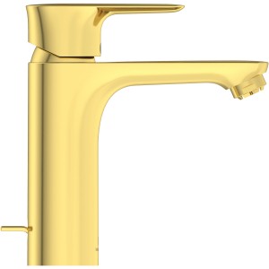 Ideal Standard Connect Air Waschtischarmatur Niederdruck Grande in gebürstetem Gold.
