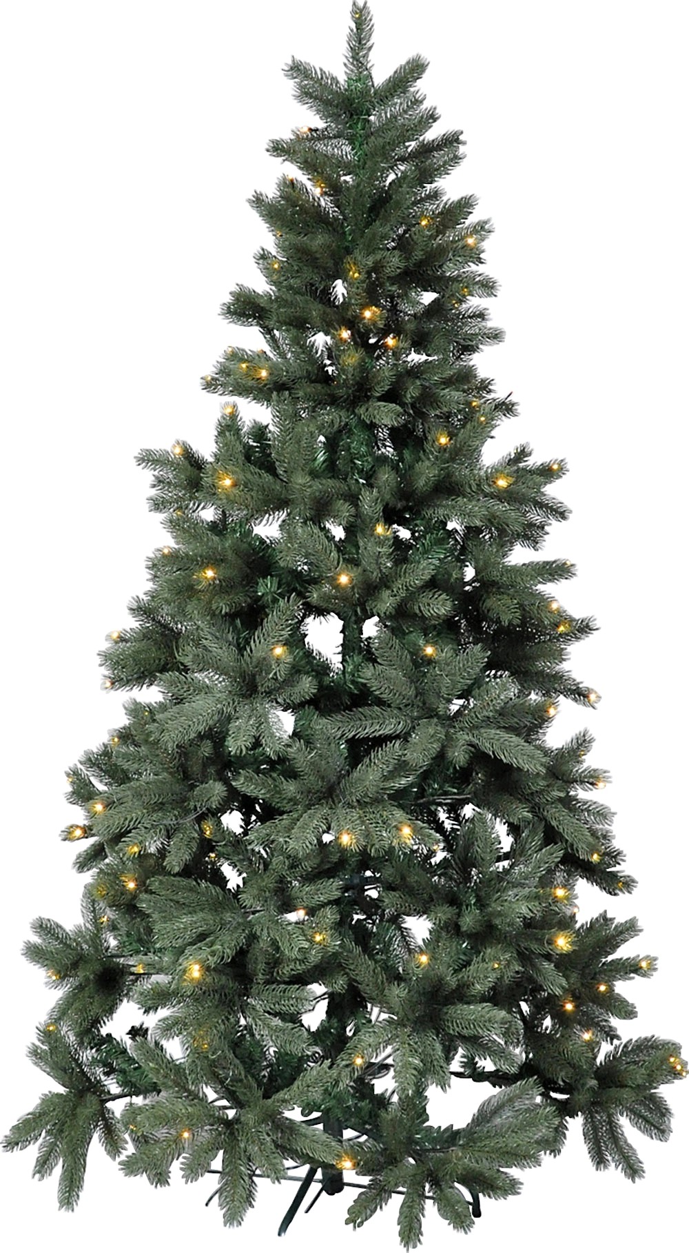 Takasho Künstlicher Weihnachtsbaum Blautanne 90 cm mit LED kaufen bei OBI